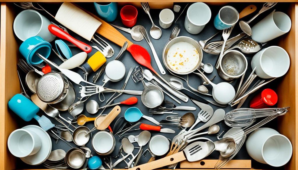 Purging unused kitchen items