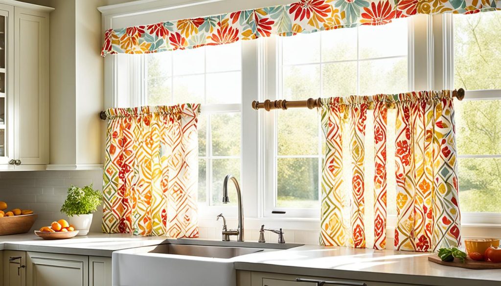 bright kitchen curtains