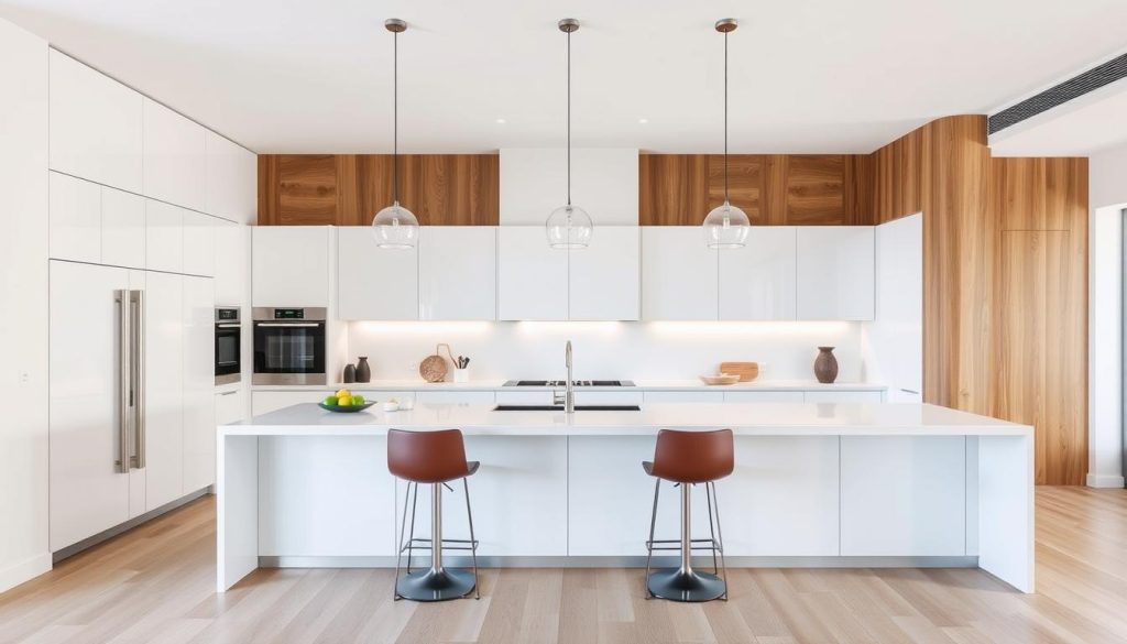 galley kitchen island