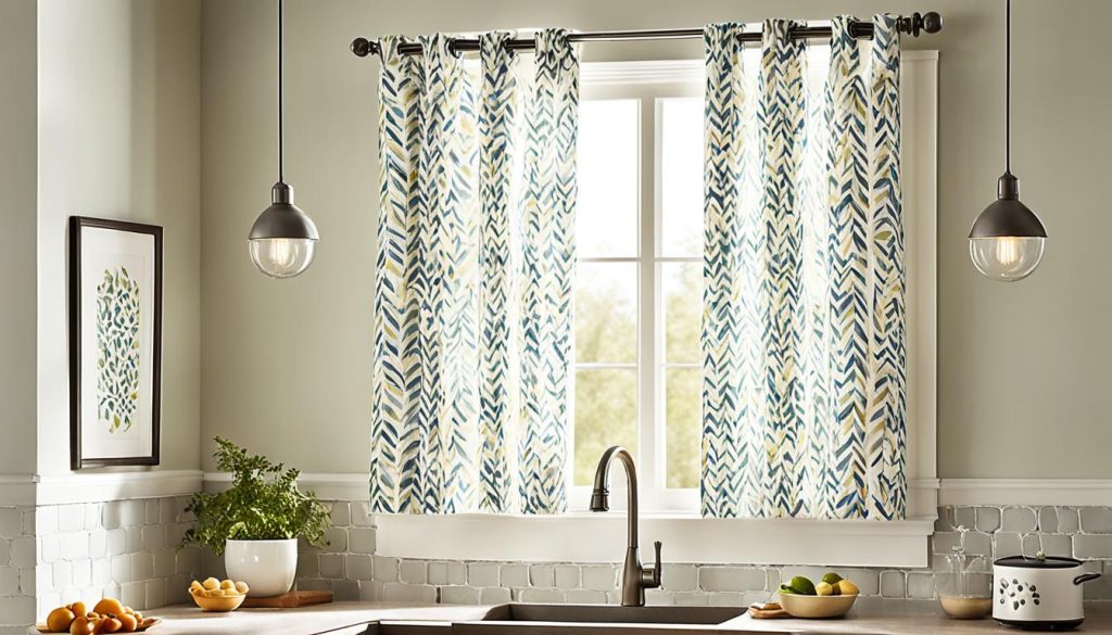 kitchen curtain trends