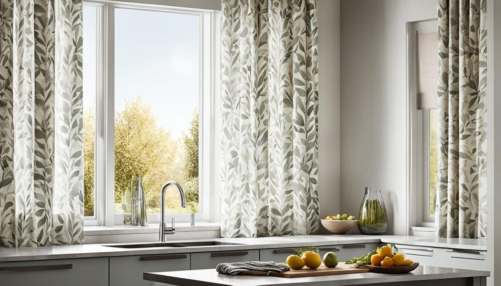 kitchen window curtains