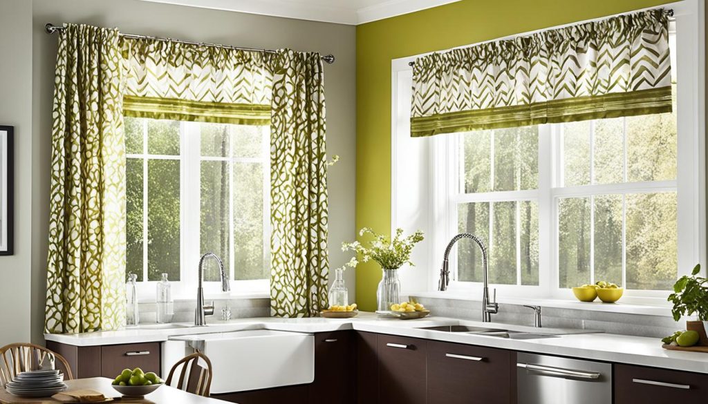 kitchen window curtains