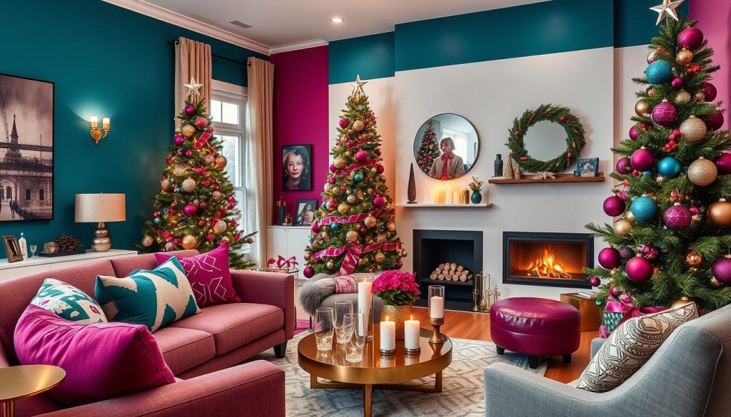 modern Christmas color schemes