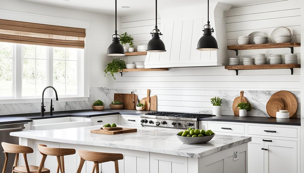 shiplap backsplash