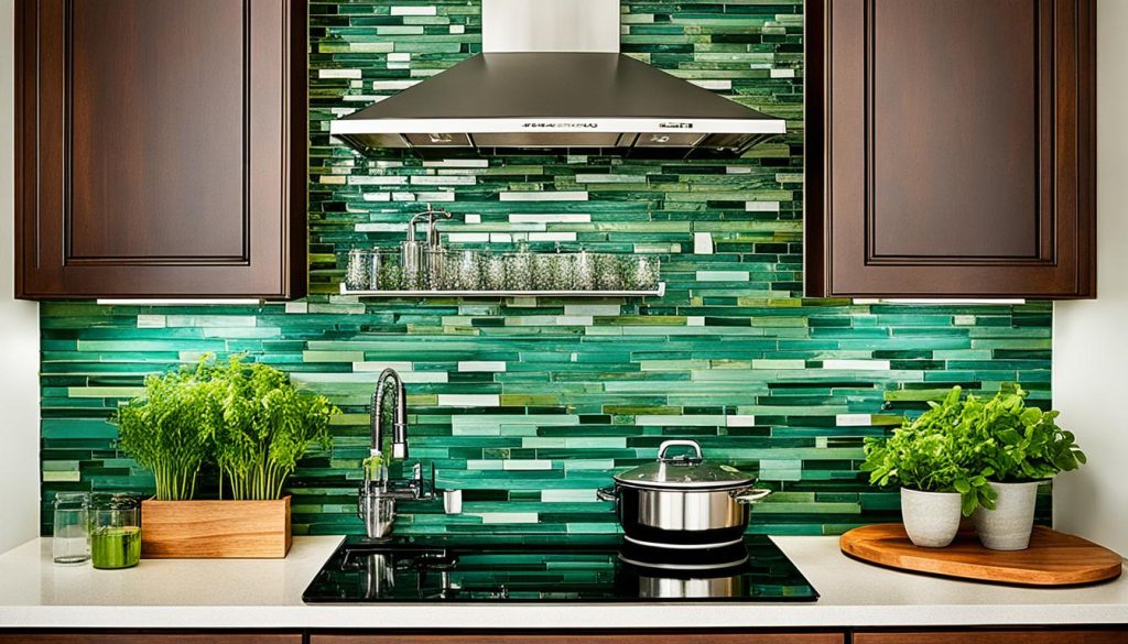 sustainable backsplash