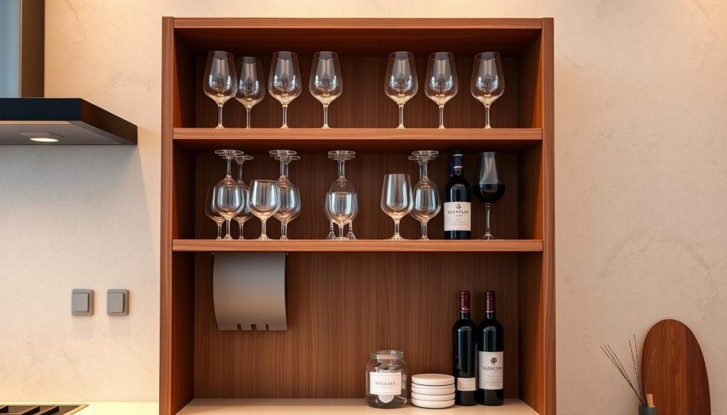 wine glass storage